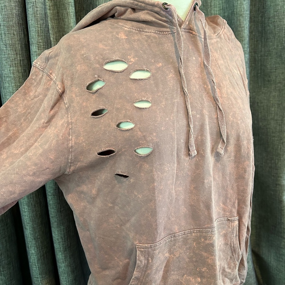 Vintage Ripped Boutique Hoodie
